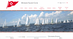 Desktop Screenshot of hudsonyachtclub.com