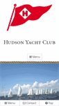 Mobile Screenshot of hudsonyachtclub.com